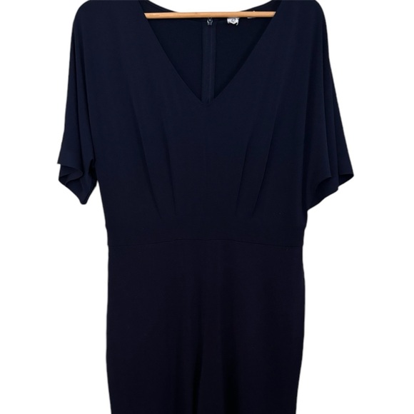 Banana Republic Dark Navy Flutter Sleeve Jumpsuit - Picture 2 of 4